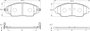 Imagen de PASTILLAS DE FRENO CHEVROLET SONIC 1.6/AVEO/SPARK